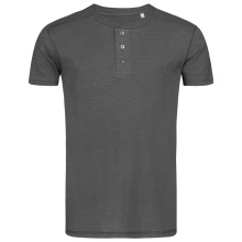 Stedman T-shirt Henley Shawn SS for him - Topgiving