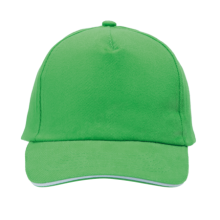 Cap 5 panel brushed klittenbandsluiting - Topgiving