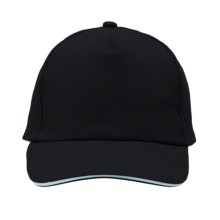 Cap 5 panel brushed klittenbandsluiting - Topgiving