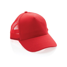 Impact AWARE™ 5 panel recycled katoenen truckercap - Topgiving