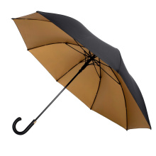 Falcone - Grote paraplu - Automaat - Windproof -  120cm - Zwart / Zilver - Topgiving
