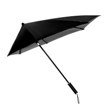 STORMaxi - Arodynamische stormparaplu - Handopening - Windproof -  92 cm - Zwart / Goud - Topgiving