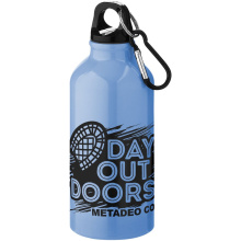 Oregon 400 ml aluminium waterfles met karabijnhaak - Topgiving