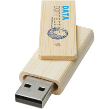Rotate USB flashdrive van 8 GB van bamboe - Topgiving