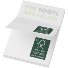 Sticky-Mate® gerecyclede sticky notes 50 x 75 mm  - Topgiving