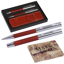 Mark Twain schrijfset met etui - Topgiving