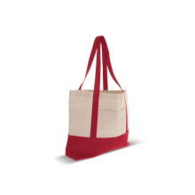 Strandtas katoenen canvas OEKO-TEX® 280g/m² 42x10x30cm - Topgiving