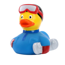 Squeaky duck snowboarder - Topgiving