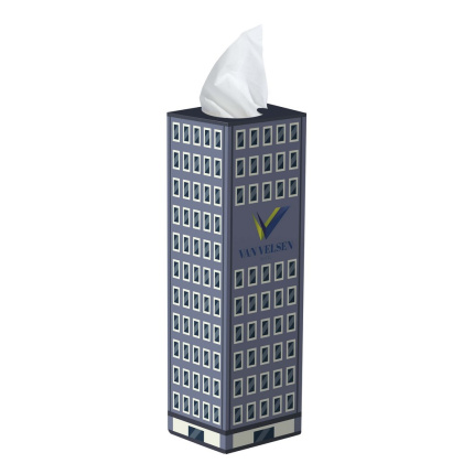 Tissue box toren - Topgiving