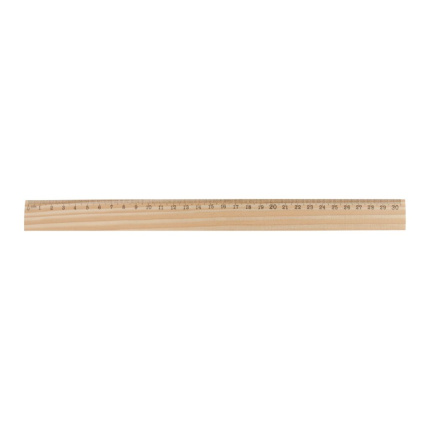Liniaal grenen hout - Topgiving