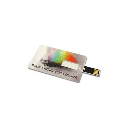 USB CREDIT CARD  -  NU leverbaar binnen 6 werkdagen na goedkeuring digitale proef - Topgiving