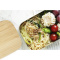 Tite roestvrijstalen lunchtrommel met bamboe deksel - Topgiving