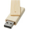 Rotate USB flashdrive van 8 GB van bamboe - Topgiving