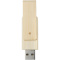 Rotate USB flashdrive van 16 GB van bamboe - Topgiving