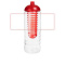 H2O Active® Treble 750 ml drinkfles en infuser met koepeldeksel - Topgiving