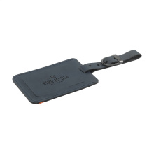 Recycled Leather Luggage Tag bagagelabel - Topgiving