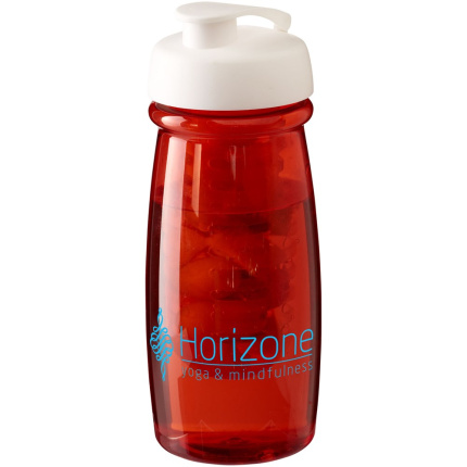 H2O Active® Pulse 600 ml sportfles en infuser met flipcapdeksel - Topgiving